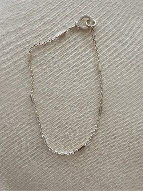 Gorjana Silver Link & Bar Chain Bracelet